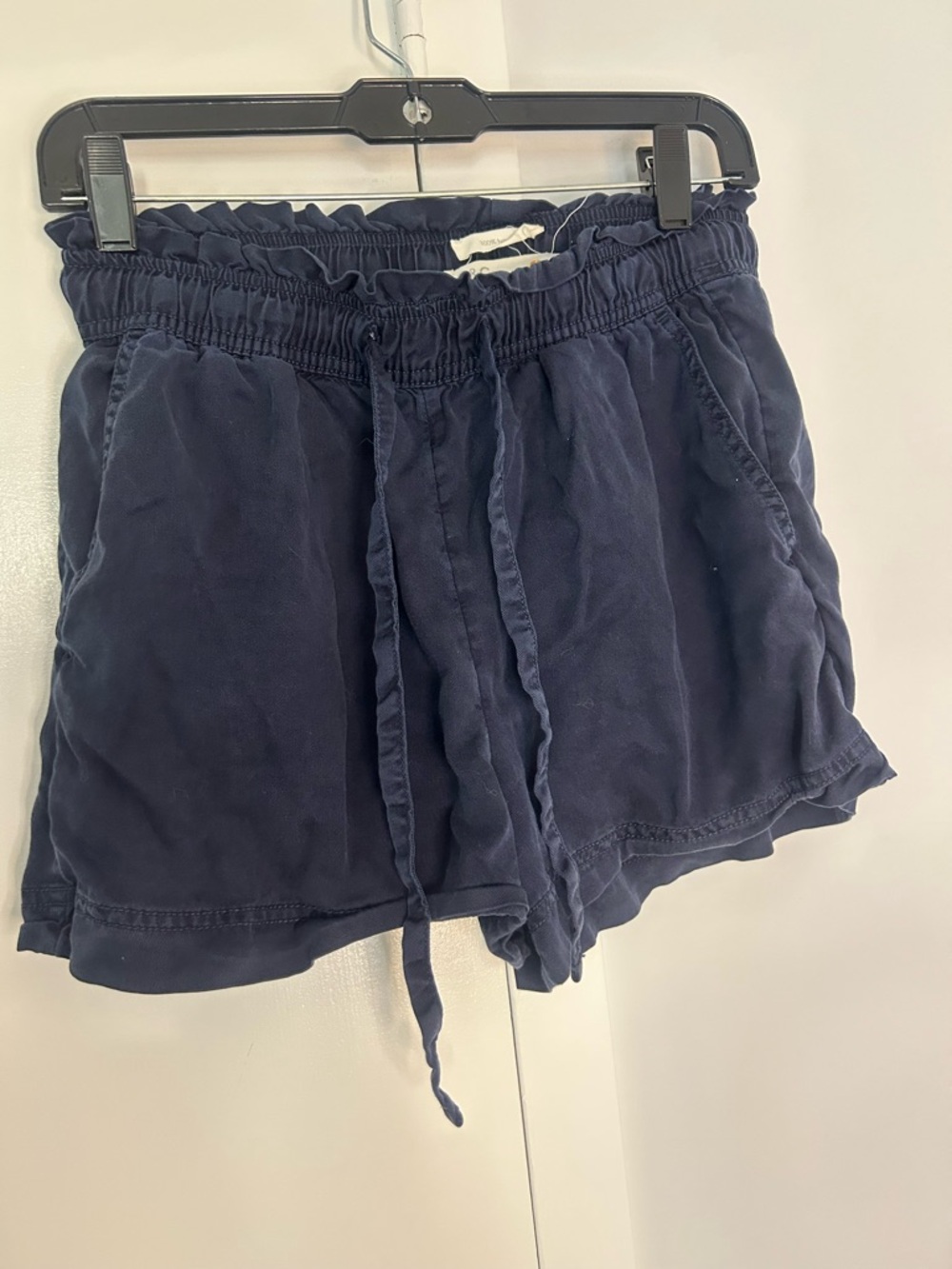 C&C California women’s Navy Elastic Drawstring Athletic Shorts Size S